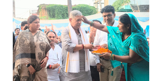 लखीसराय के लक्ष्मीपुर में जीविका भवन का उद्घाटन, केंद्रीय मंत्री ललन सिंह रहे मौजूद