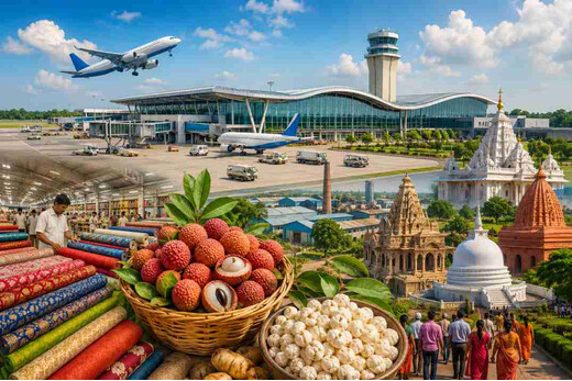 मुजफ्फरपुर एयरपोर्ट निर्माण शुरू, पर्यटन से लेकर उत्तर बिहार की अर्थव्यवस्था को मिलेगी नई उड़ान