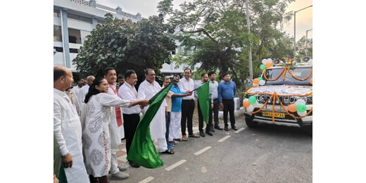मतदाता जागरूकता कार्यक्रम के तहत विधानसभा क्षेत्रों के लिए मोबाइल डेमोंस्ट्रेशन वैन रवाना
