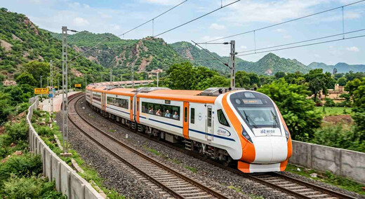 नई वंदे भारत से बदलेगा सूरत-उदयपुर रेल सफर, 3 अक्टूबर से नियमित सेवा