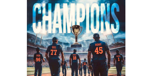 चैम्पियंस ट्रॉफी 2025 : भारत ने फाइनल में न्यूजीलैंड को रौंदा, जीता 2025 चैंपियंस ट्रॉफी का खिताब