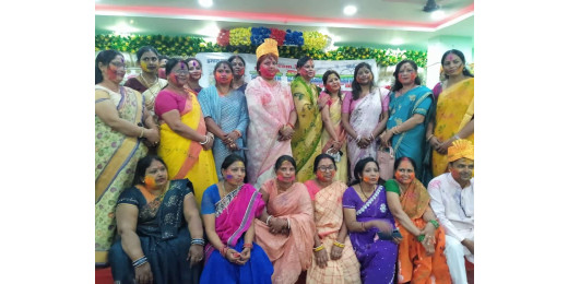 प्रयास एक सोच के सदस्यों ने झूम कर मनाया रंगों का पर्व