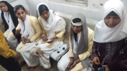 ऑटो पलटने से चालक सहित सात छात्राएं घायल