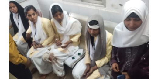 ऑटो पलटने से चालक सहित सात छात्राएं घायल