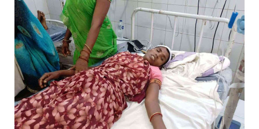 जमीन विवाद को लेकर मारपीट, दम्पति जख्मी