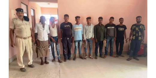 तीन जगहों से 9 शराबी गिरफ्तार