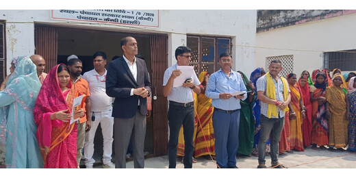 कुरीतियों के खात्मे और हरित पंचायत का आह्वान, हलसी में ग्राम सभा के बीच गूंजा बापू का संदेश
