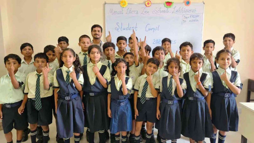 माउंट लिट्रा जी स्कूल में स्टूडेंट काउंसिल का चुनाव संपन्न