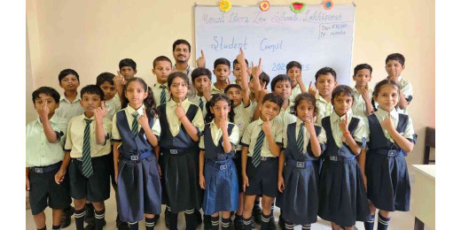माउंट लिट्रा जी स्कूल में स्टूडेंट काउंसिल का चुनाव संपन्न
