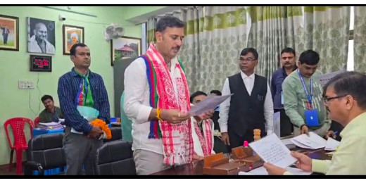 सुदेश महतो ने सिल्ली विधानसभा सीट से दाखिल किया नामांकन