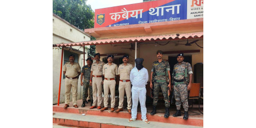 जिले के टॉप टेन अपराधी में शामिल टीटू धमाका ग्रुप सदस्य प्रिंस गिरफ्तार