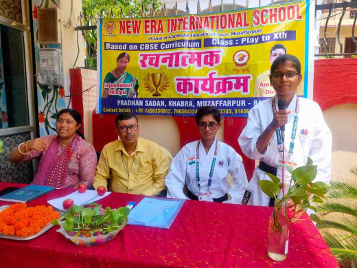 न्यू एरा इंटरनेशनल स्कूल में कराटे की नई तकनीक पर सेमिनार