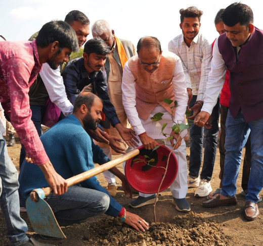 मुख्यमंत्री शिवराज सिंह चौहान ने पर्यावरण संरक्षण में उठाया कदम