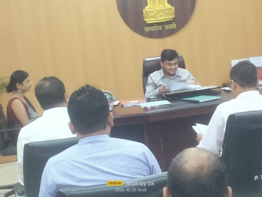 सड़क सुरक्षा को लेकर जिला सड़क सुरक्षा समिति की बैठक संपन्न