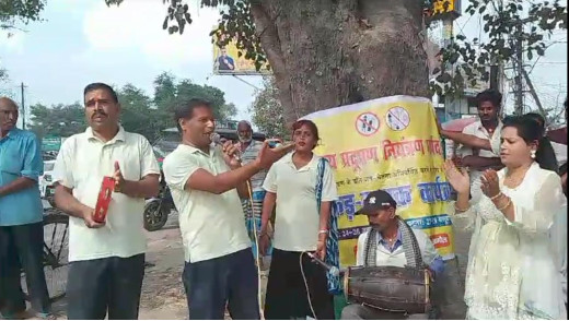 हरित दिवाली के लिए नुक्कड़ नाटक के माध्यम से जन जागरूकता अभियान