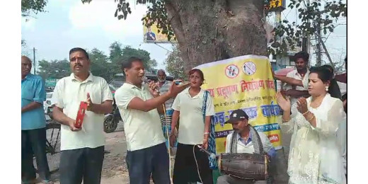 हरित दिवाली के लिए नुक्कड़ नाटक के माध्यम से जन जागरूकता अभियान