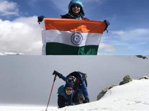 12वीं की छात्रा ने फतह की सबसे ऊंची चोटी, रच दिया इतिहास