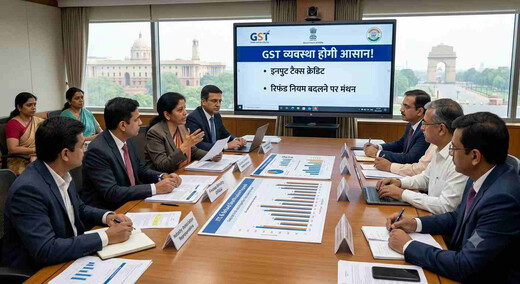 GST व्यवस्था होगी आसान, इनपुट टैक्स क्रेडिट और रिफंड नियम बदलने पर मंथन