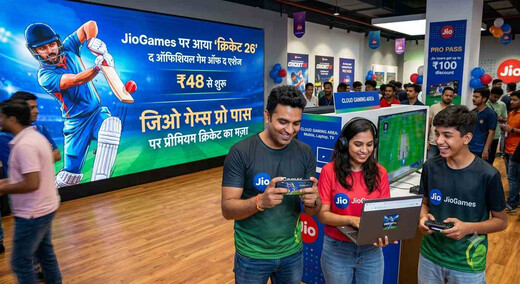 ​सिर्फ ₹48 में खेलें ‘क्रिकेट 26’: जियो गेम्स ने फोन और टीवी पर शुरू किया नया क्रिकेट गेम