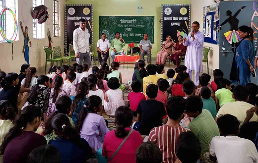 मुजफ्फरपुर में आयोजित छात्र संवाद में राष्ट्र निर्माण और नैतिक शिक्षा पर बल