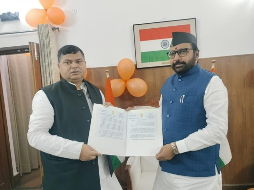 एकीकृत आयुष अस्पताल की स्थापना के लिए सांसद राज भूषण चौधरी ने लिखा पत्र