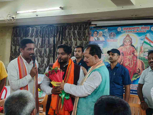 विकास आनन्द साहू ने फिर संभाली भाजपा ओबीसी मोर्चा लखीसराय के जिला अध्यक्ष की कमान