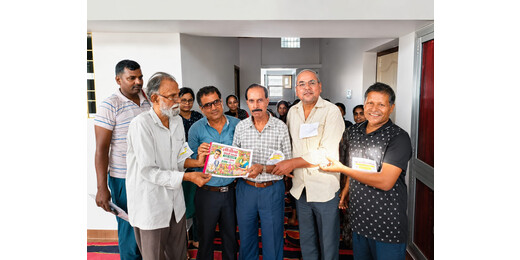 नाट्य अभिनेता अरुण कुमार वर्मा सम्मानित, 47 वर्षों के रंगमंचीय योगदान को मिला सम्मान