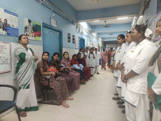 विश्व स्तनपान सप्ताह पर जागरूकता अभियान, नुक्कड़ नाटक से दिया गया स्वास्थ्य का संदेश