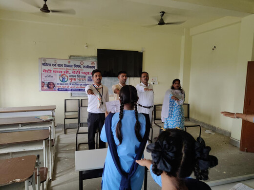 बाल विवाह रोकने का दिलाया संकल्प, लखीसराय के विद्यालय में बेटियों को किया गया जागरूक