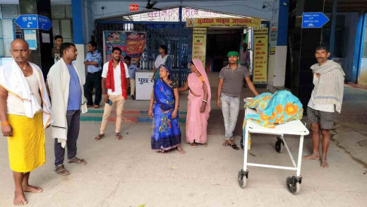 सड़क पार करते समय वृद्धा को अज्ञात वाहन ने कुचला 
