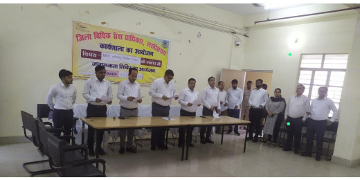 विश्व तंबाकू निषेध दिवस पर व्यवहार न्यायालय में शपथ ग्रहण कार्यक्रम आयोजित
