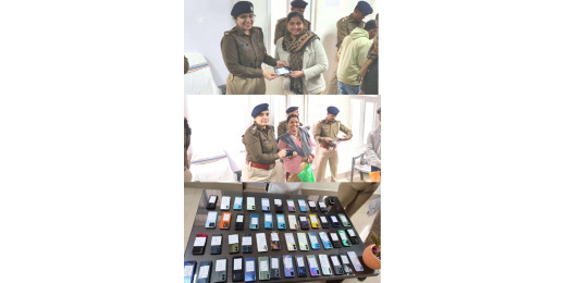 ऑपरेशन मुस्कान ने 50 मोबाईल मालिकों के चेहरे पर लौटाई मुस्कान