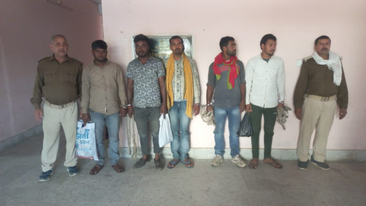 दो सगे भाई समेत 5 अवैध शराब तस्कर गिरफ्तार