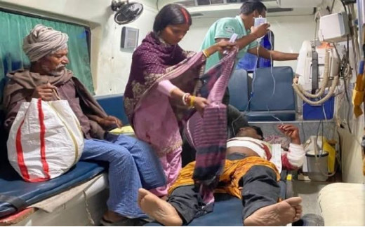 लूटपाट के दौरान युवक को मारी गोली, हालत गंभीर