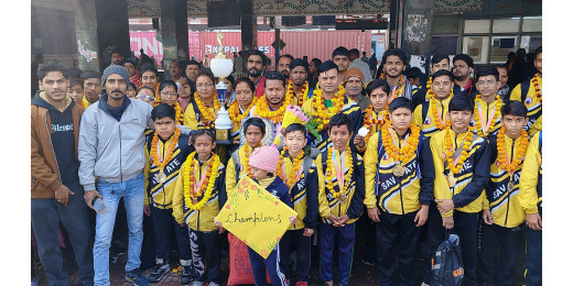 मुजफ्फरपुर में नेशनल सवात् चैंपियनशिप के विजेताओं का भव्य स्वागत
