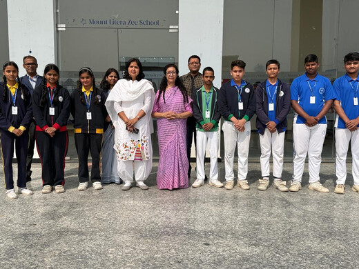 माउंट लिटरा ज़ी स्कूल लखीसराय का क्षेत्रीय निदेशक चंद्रमा प्रधान ने किया पहला औपचारिक दौरा