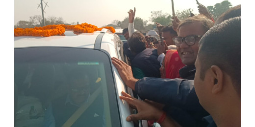 तेजस्वी यादव का भव्य स्वागत, कार्यकर्ताओं से चुनावी एकजुटता की अपील