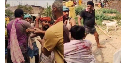 जमीनी विवाद ने लिया हिंसक रूप, चार घायल, मारपीट का वीडियो वायरल