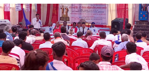 मुशहरी में भगत सिंह और डॉ. अंबेडकर की प्रतिमाओं का अनावरण, सैकड़ों लोगों ने दी श्रद्धांजलि