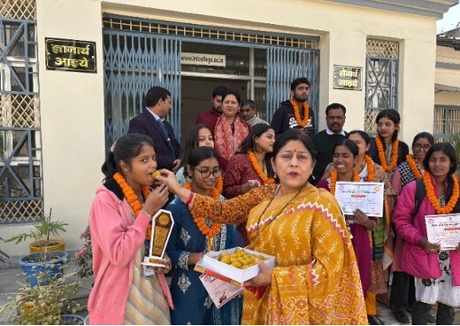 जिला स्तरीय युवा महोत्सव में L.N.T. कॉलेज का दबदबा, विजेता प्रतिभागी सम्मानित