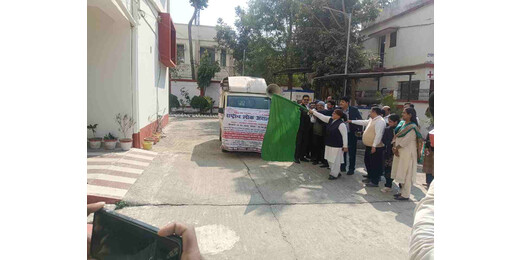 राष्ट्रीय लोक अदालत के प्रचार हेतु जागरूकता वाहन रवाना, 14 मार्च को होगा आयोजन