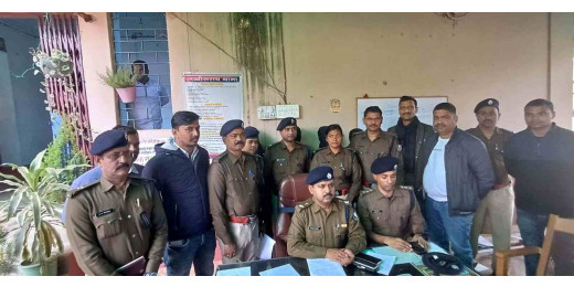 लूट मामले के पांच अभियुक्त गिरफ्तार