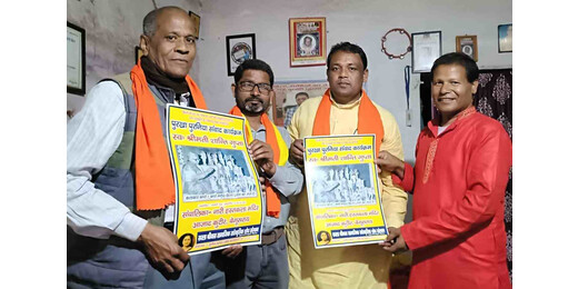 कठपुतली संवाद कार्यक्रम में शांति गुप्ता सम्मान से नवाजे गए नाट्य निर्देशक प्रमोद आजाद 