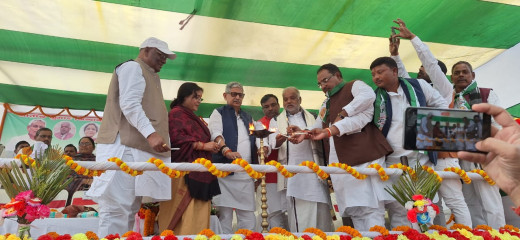 लखीसराय में जदयू सम्मेलन, नीतीश राज में न्याय और विकास की गाथा