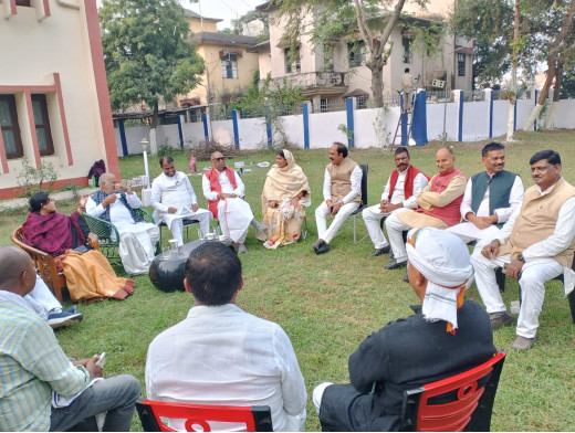 एनडीए गठबंधन की समन्वय समिति की बैठक लखीसराय में आयोजित