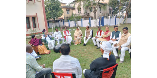 एनडीए गठबंधन की समन्वय समिति की बैठक लखीसराय में आयोजित