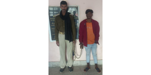 अवैध शराब के कारोबार पर छापेमारी, 2 लीटर महुआ चुलाई शराब बरामद