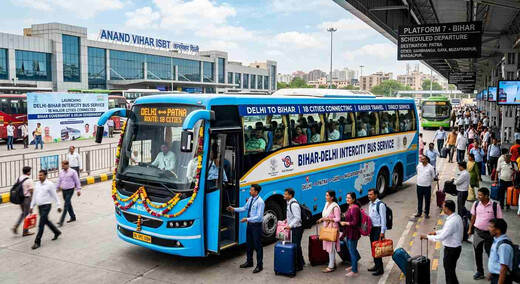 दिल्ली-बिहार यात्रा होगी आसान, 18 प्रमुख शहरों को जोड़ने वाली बस सेवा का प्रस्ताव तैयार
