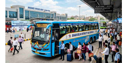 दिल्ली-बिहार यात्रा होगी आसान, 18 प्रमुख शहरों को जोड़ने वाली बस सेवा का प्रस्ताव तैयार