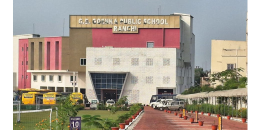 G.D. गोयनका स्कूल में ईडी की रेड, स्कूल परिसर बना पुलिस छावनी